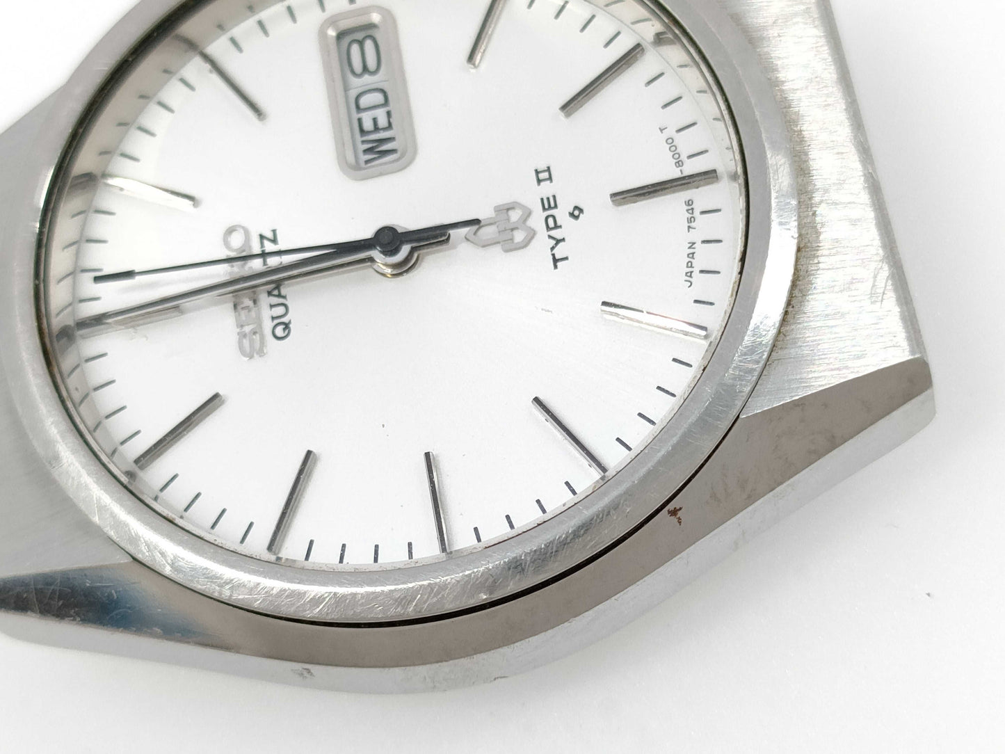 SEIKO Type 2 7546-8070 881667 QZ Men's Watch, Not Working, No Operational Guarantee