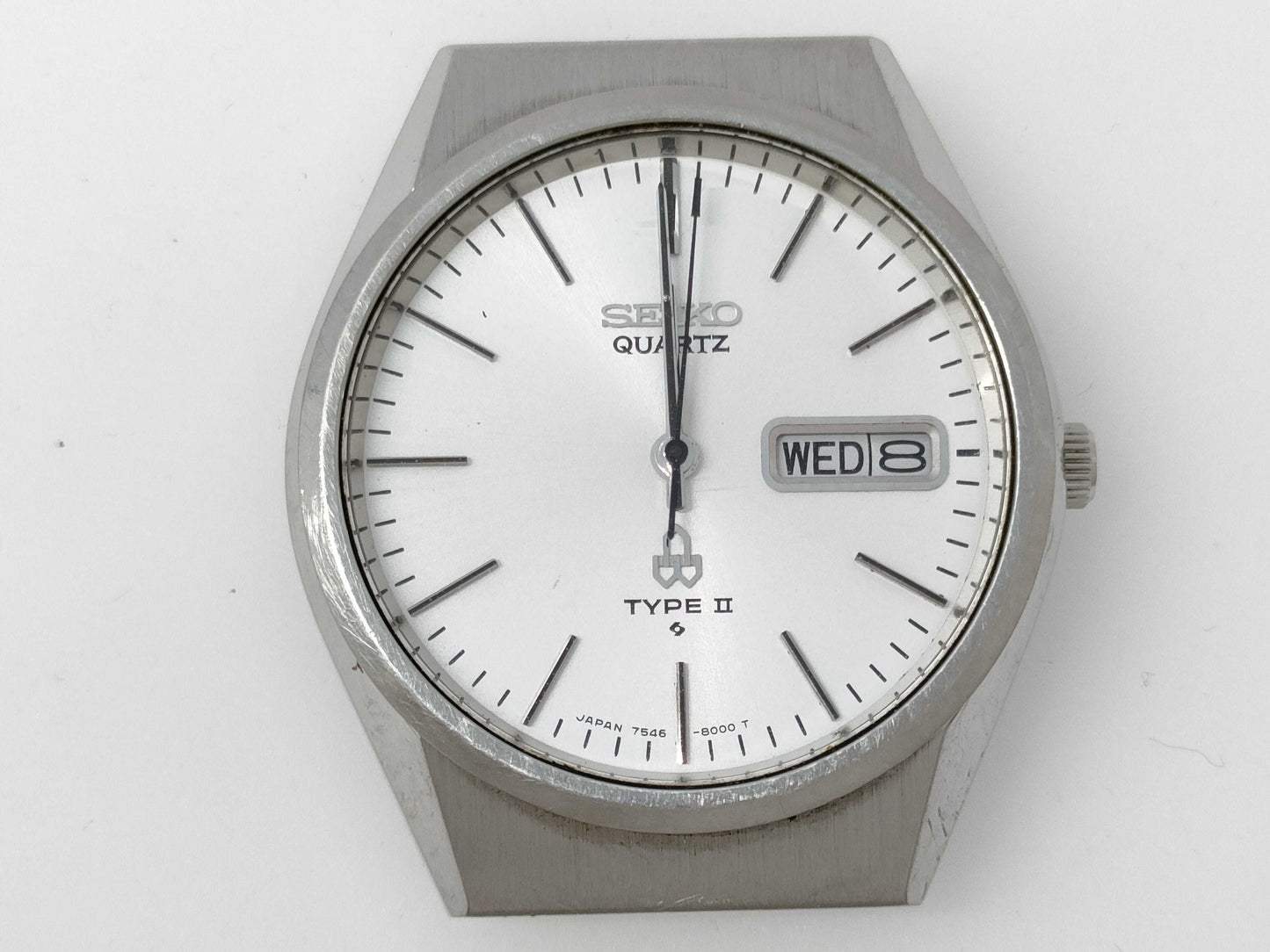 SEIKO Type 2 7546-8070 881667 QZ Men's Watch, Not Working, No Operational Guarantee