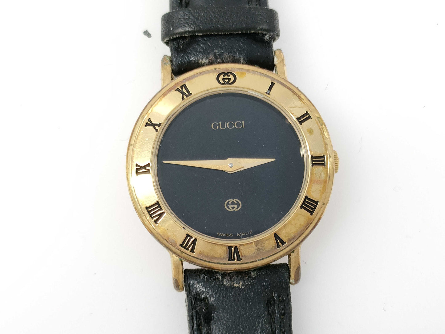 GUCCI 3000L 0156683 Quartz Black Dial Women's Watch