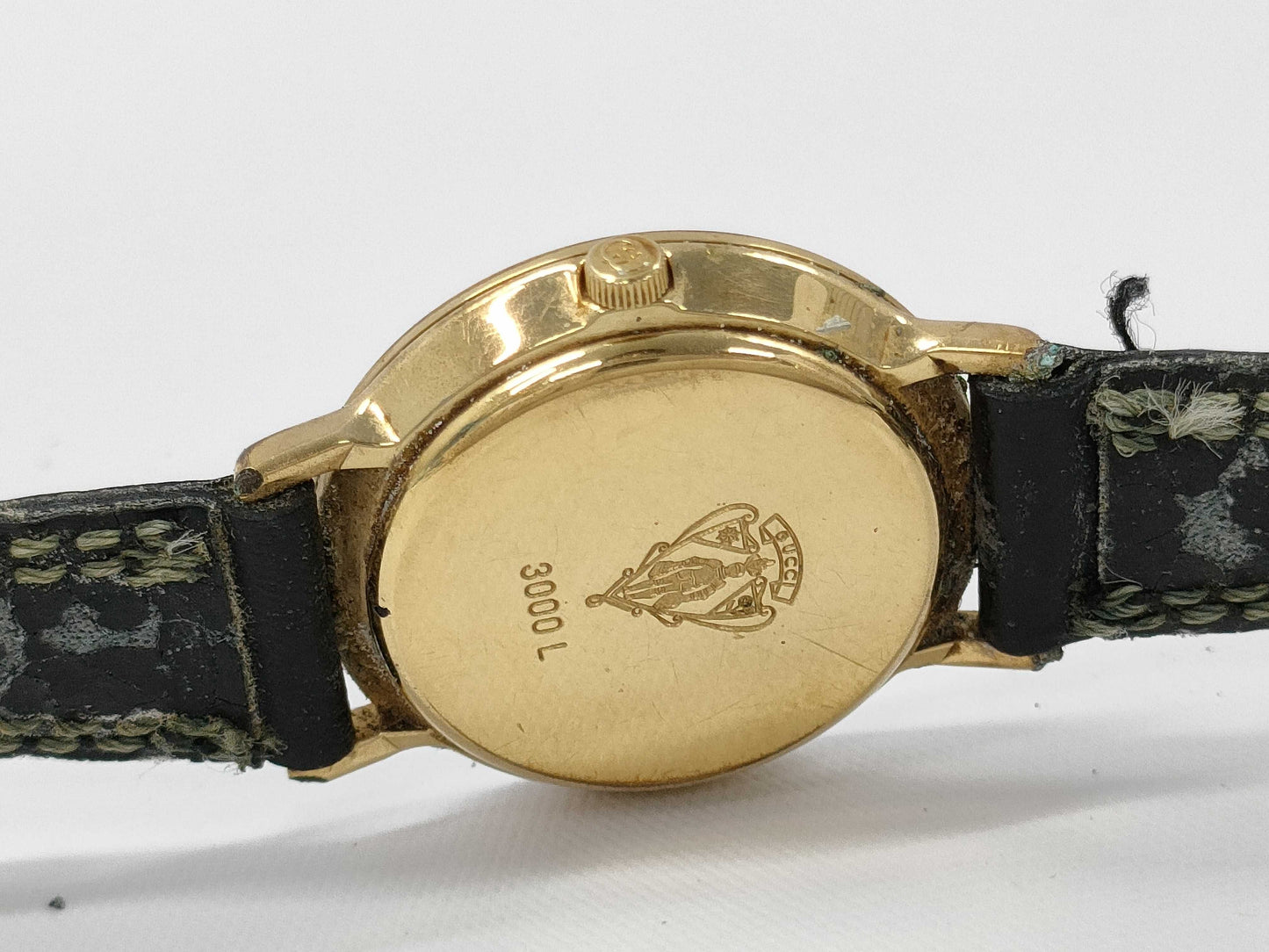 GUCCI 3000L 0156683 Quartz Black Dial Women's Watch