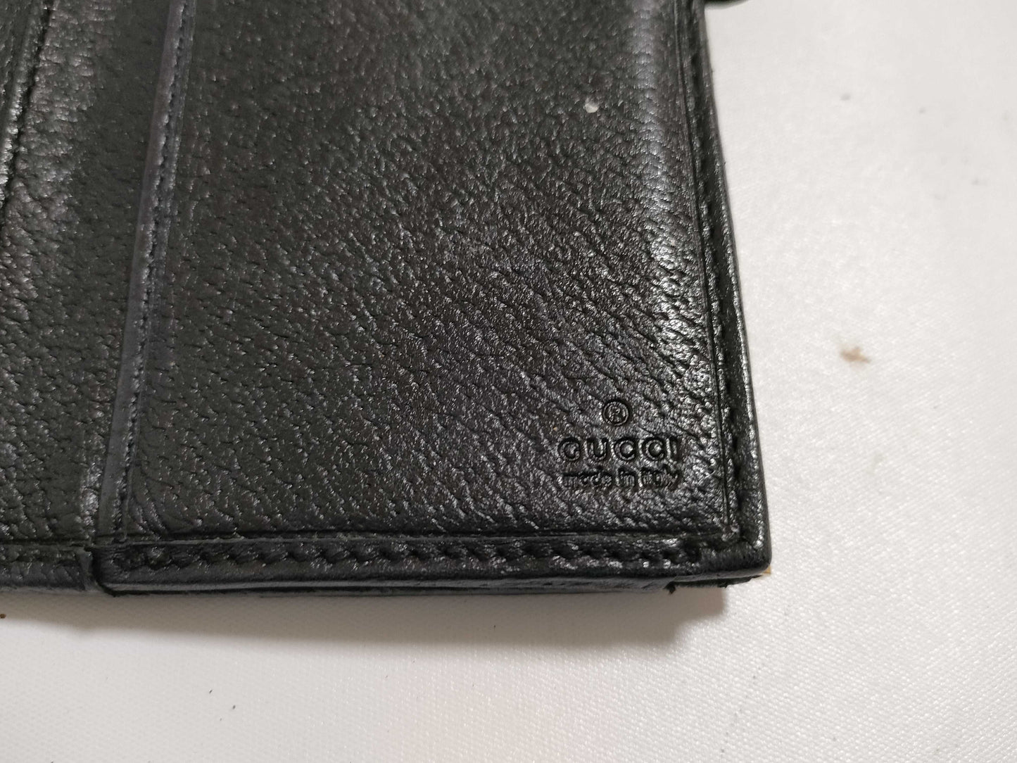 GUCCI Leather Long Wallet 170370403075 Black Wallet