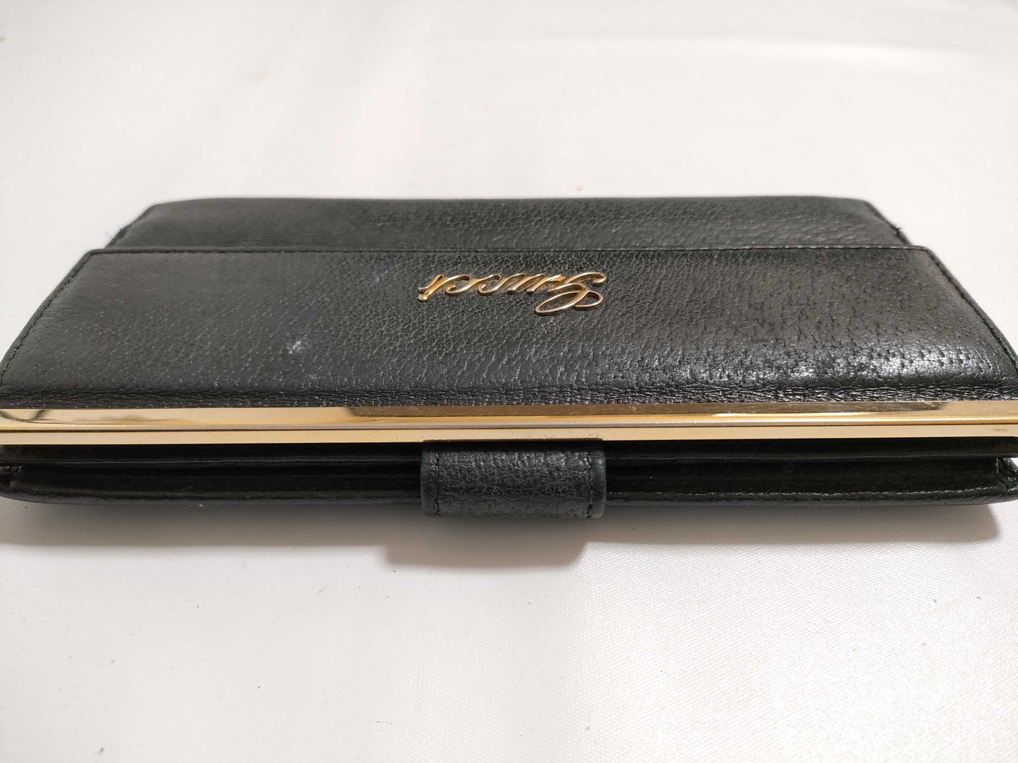 GUCCI Leather Long Wallet 170370403075 Black Wallet