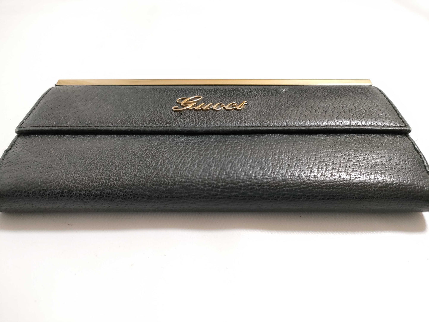 GUCCI Leather Long Wallet 170370403075 Black Wallet