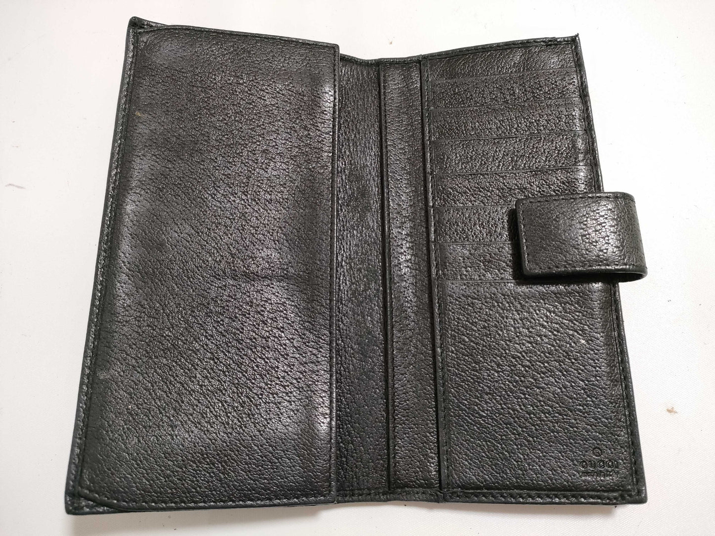 GUCCI Leather Long Wallet 170370403075 Black Wallet