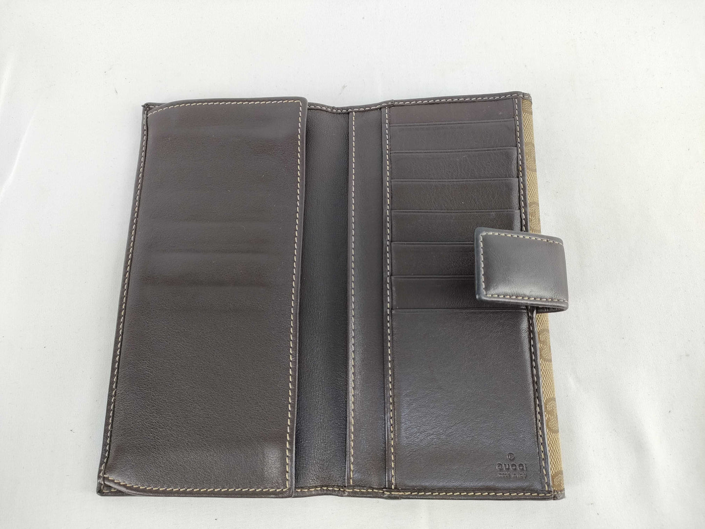 GUCCI Lovely Heart Double-Hook GG Canvas Long Wallet 245723/3661 Wallet