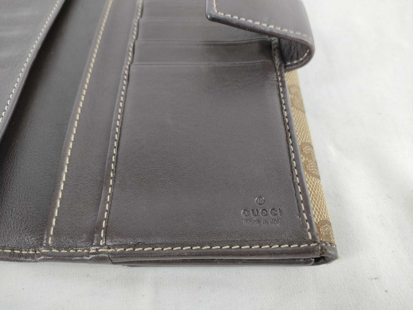 GUCCI Lovely Heart Double-Hook GG Canvas Long Wallet 245723/3661 Wallet