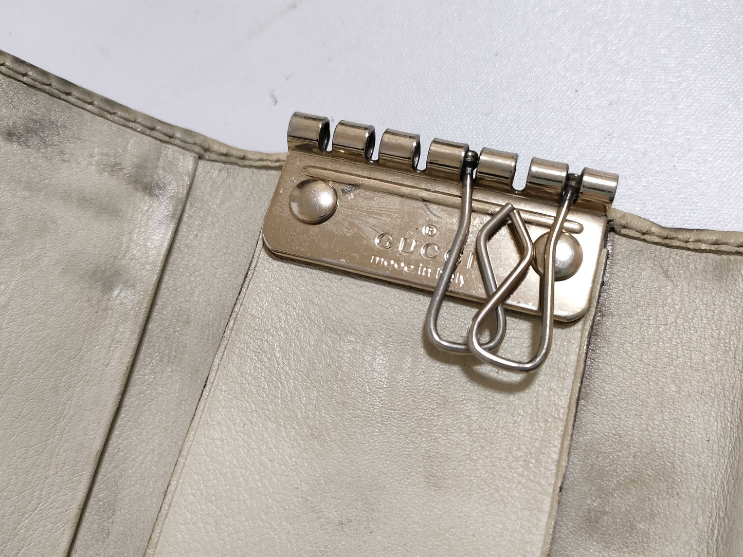 GUCCI GG Canvas 6-Key Case 181599/0416 Brown Key Case/Key Holder