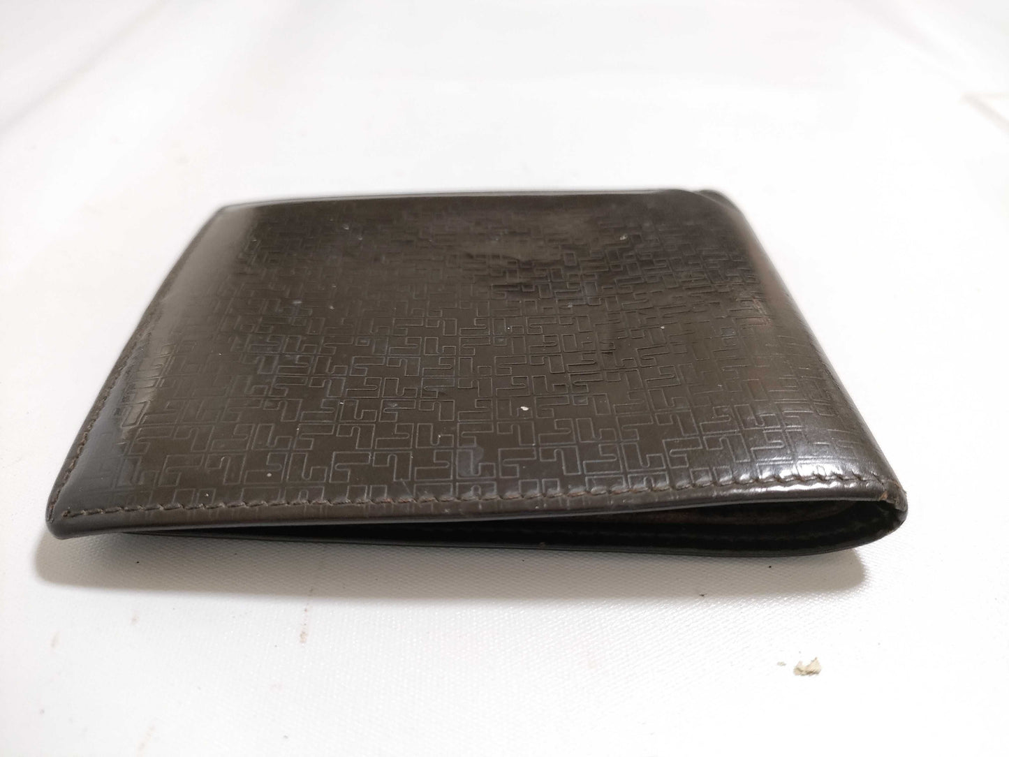 LOEWE Leather Bi-fold Wallet Brown