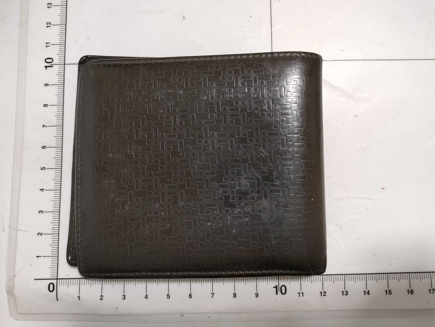 LOEWE Leather Bi-fold Wallet Brown