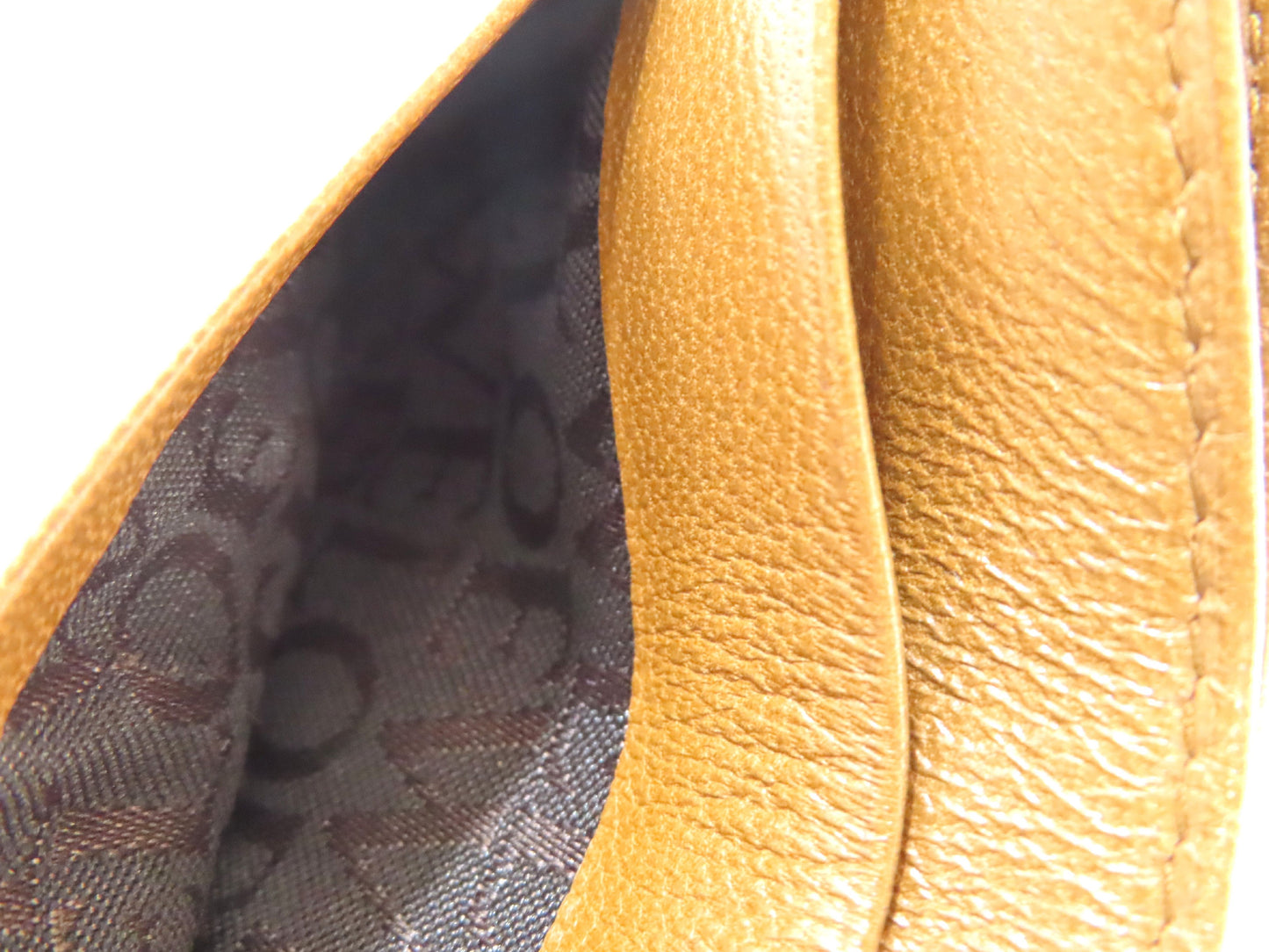 LOEWE Anagram Leather Card Case, Brown