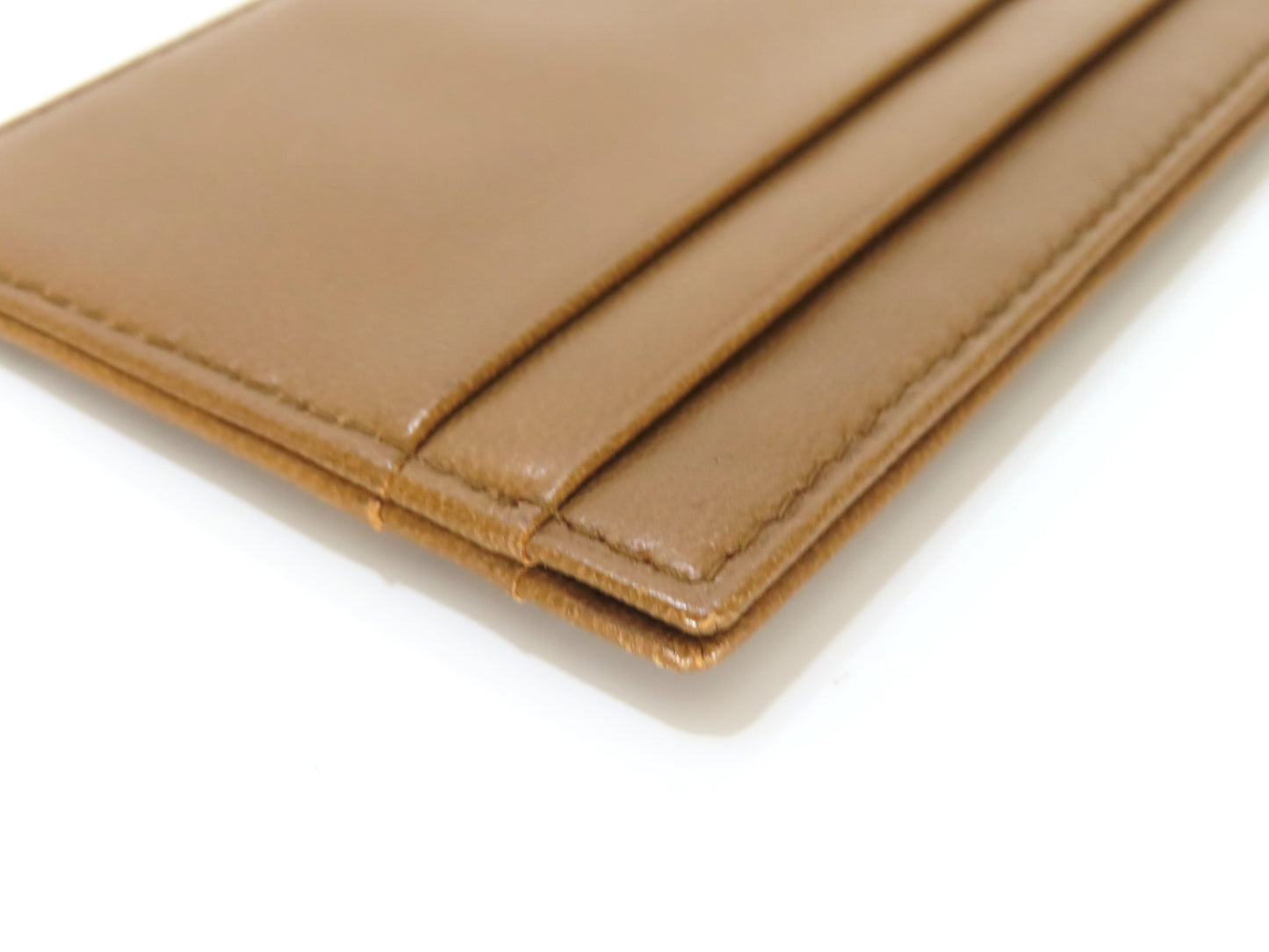 LOEWE Anagram Leather Card Case, Brown