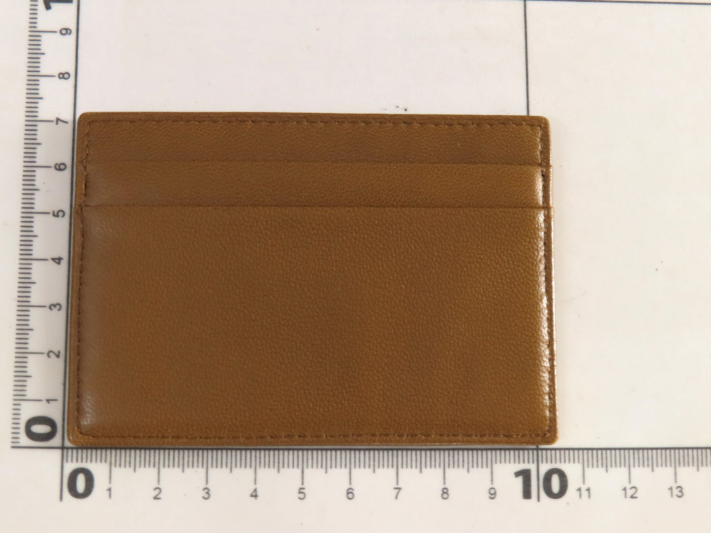 LOEWE Anagram Leather Card Case, Brown