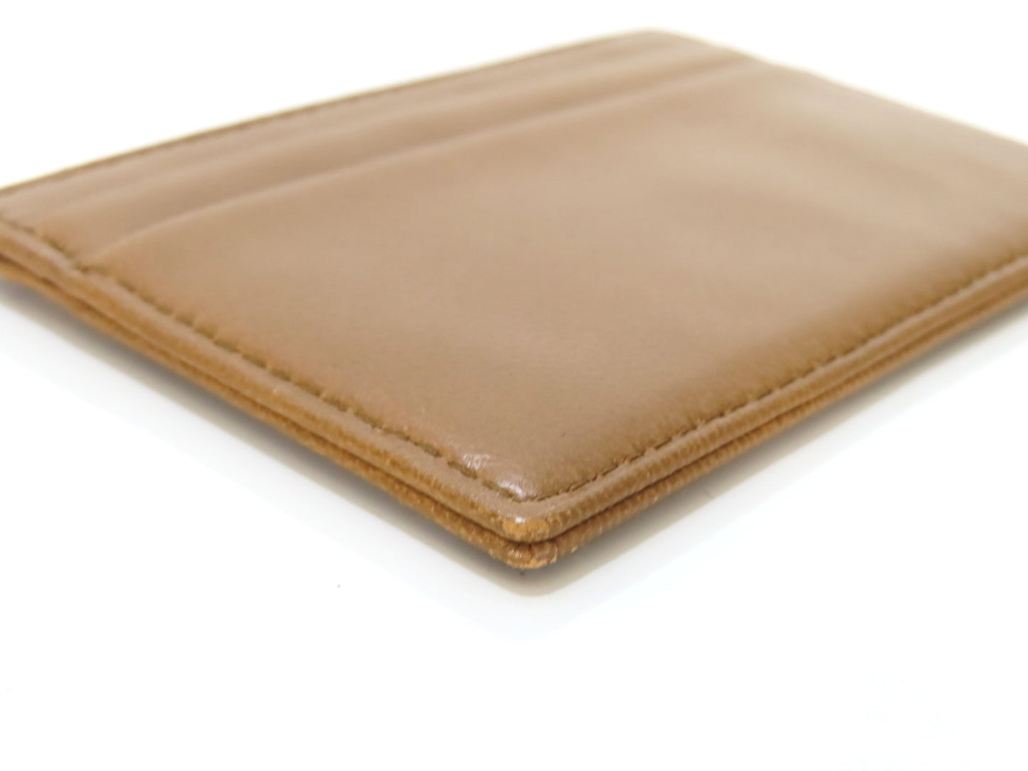 LOEWE Anagram Leather Card Case, Brown
