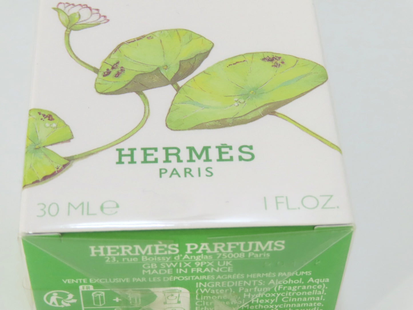 HERMES Garden of the Nile Liquid Perfume White Perfume