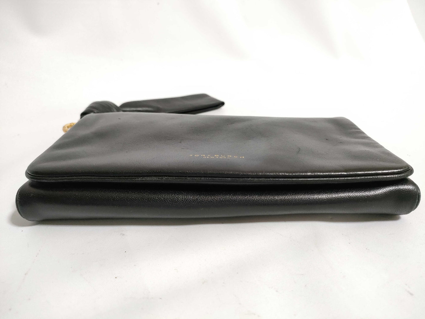 Tory Burch Leather Long Wallet Black