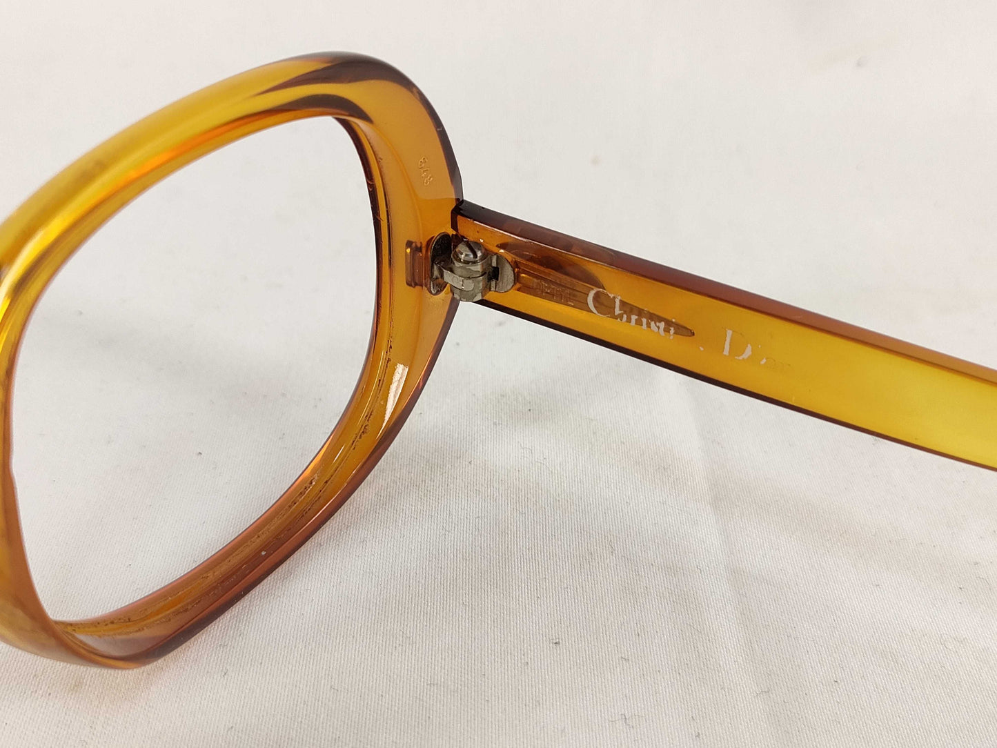 Dior Christian Dior Plastic Glasses Brown Sunglasses