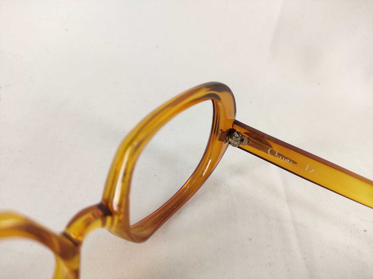 Dior Christian Dior Plastic Glasses Brown Sunglasses