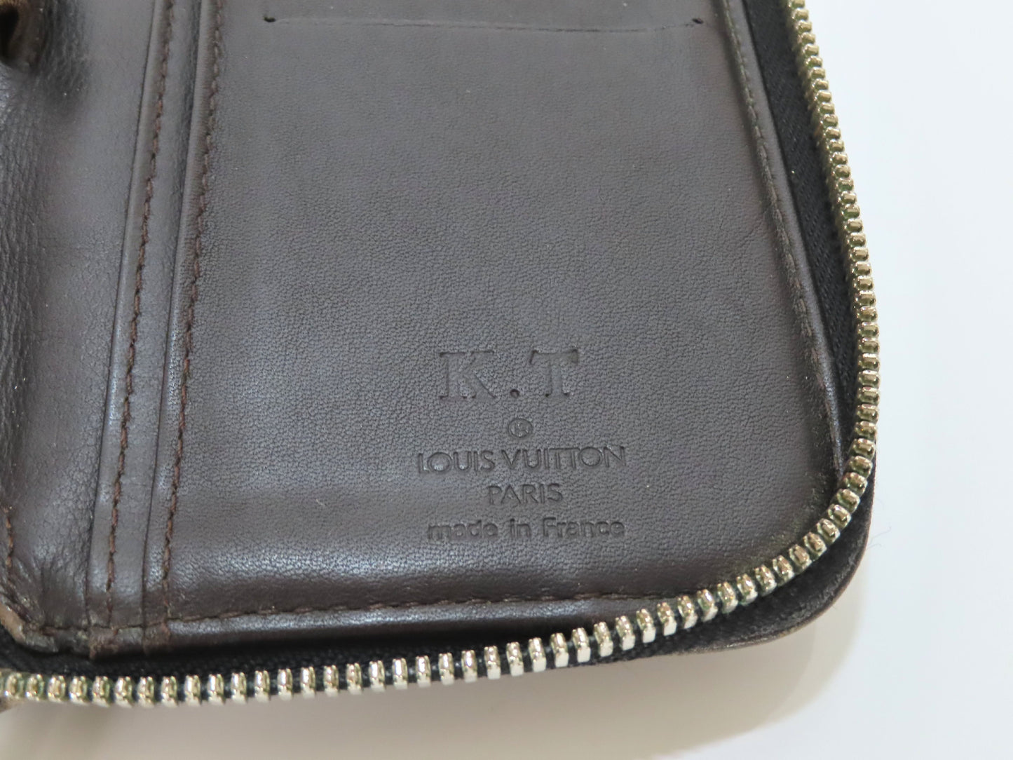 LOUIS VUITTON LV Damier Geant Long Zippered Wallet M93546 MI1069