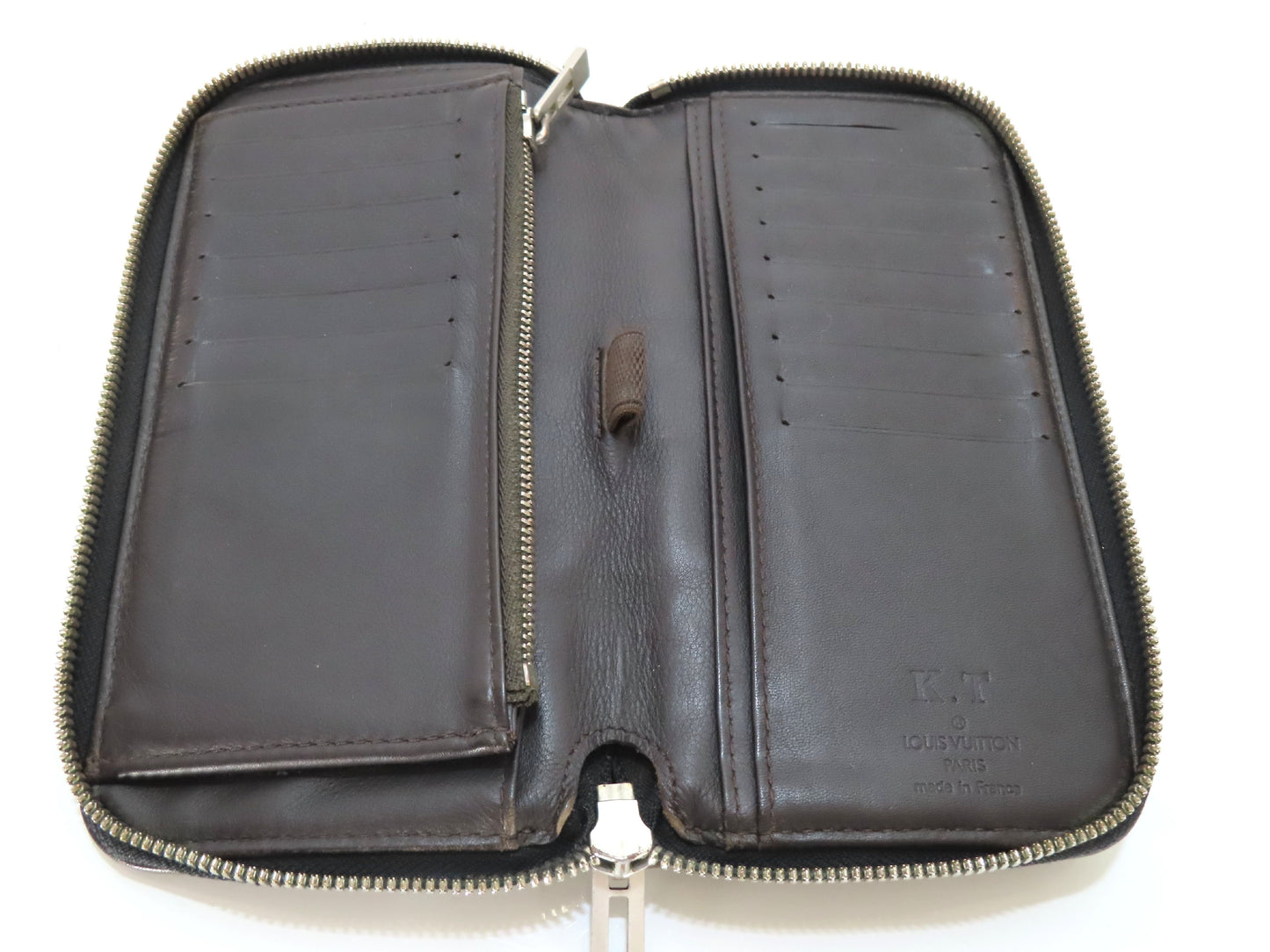 LOUIS VUITTON LV Damier Geant Long Zippered Wallet M93546 MI1069