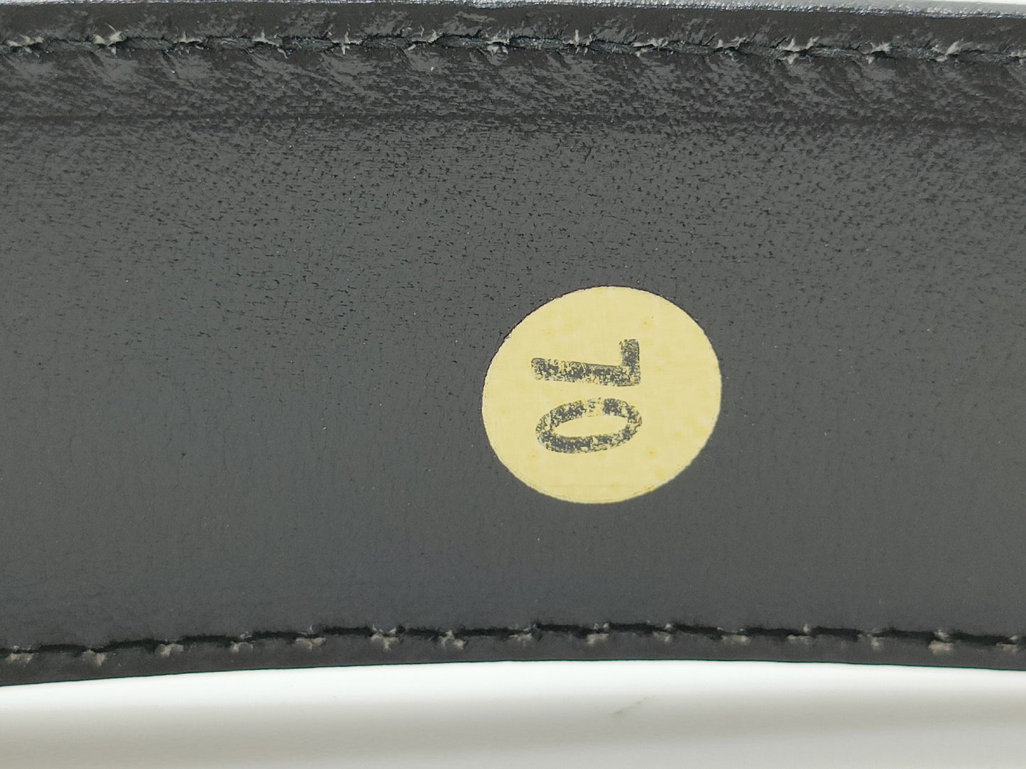 GUCCI Old Gucci Horsebit Leather Belt Black Belt
