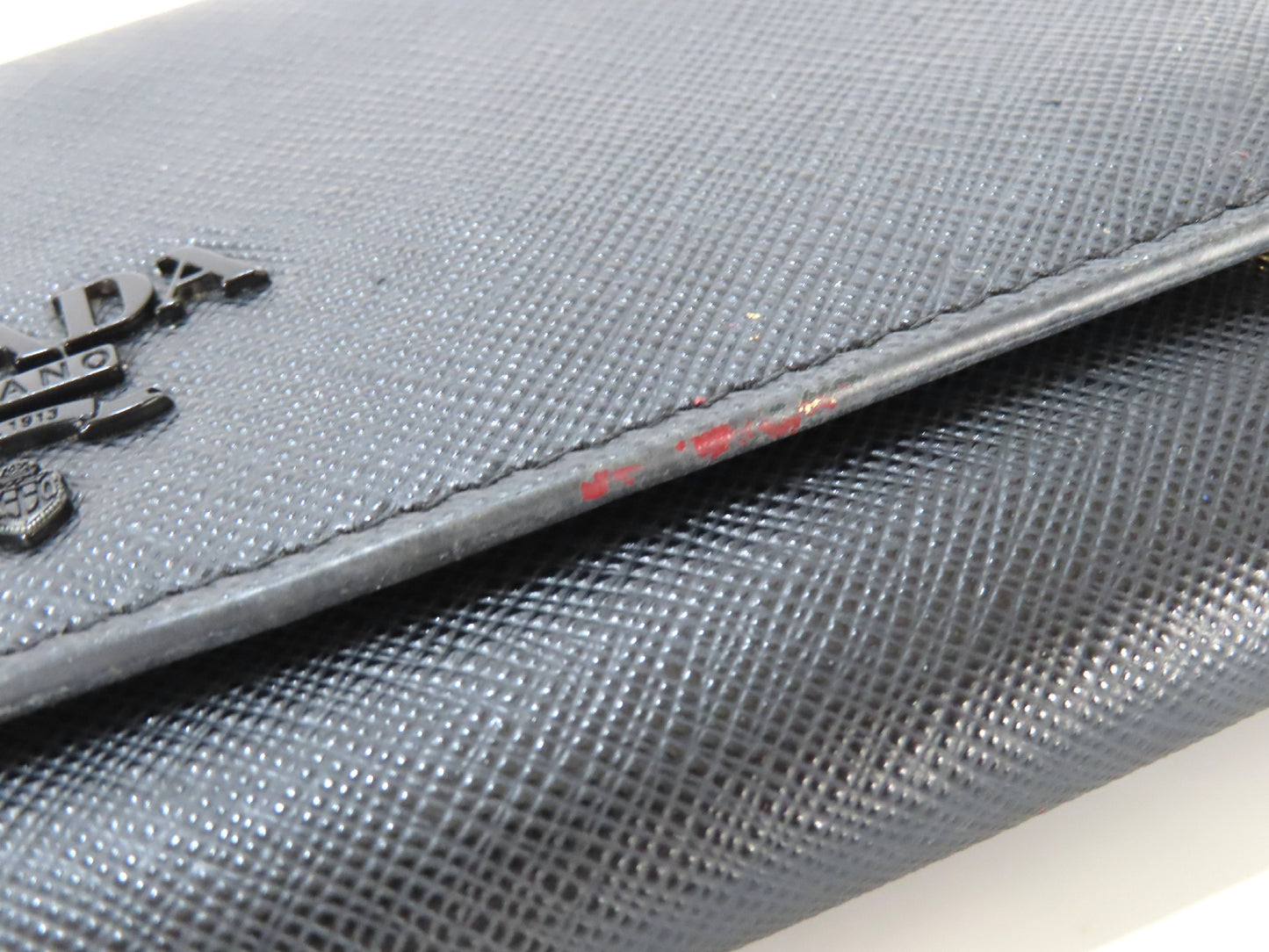 PRADA Saffiano Long Wallet, Black