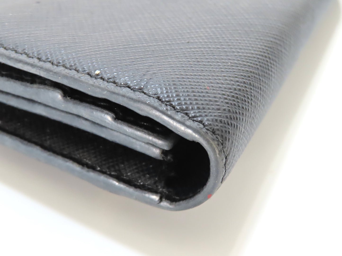 PRADA Saffiano Long Wallet, Black
