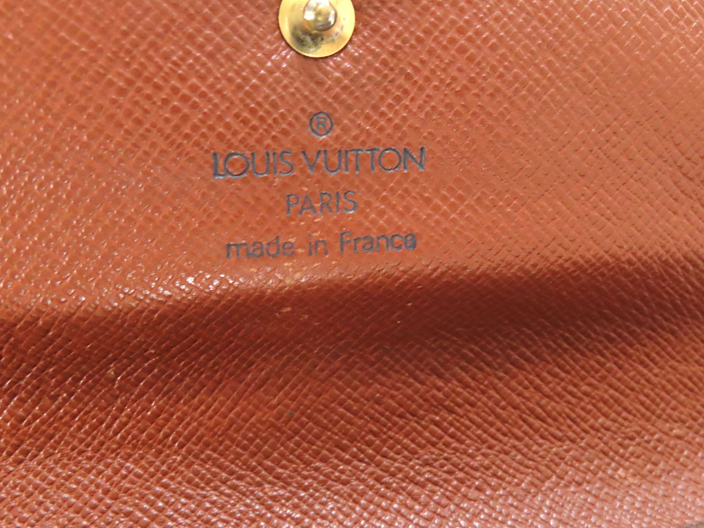 LOUIS VUITTON LV Monogram Porte Monnaie Credit M61725 TH1000 Wallet