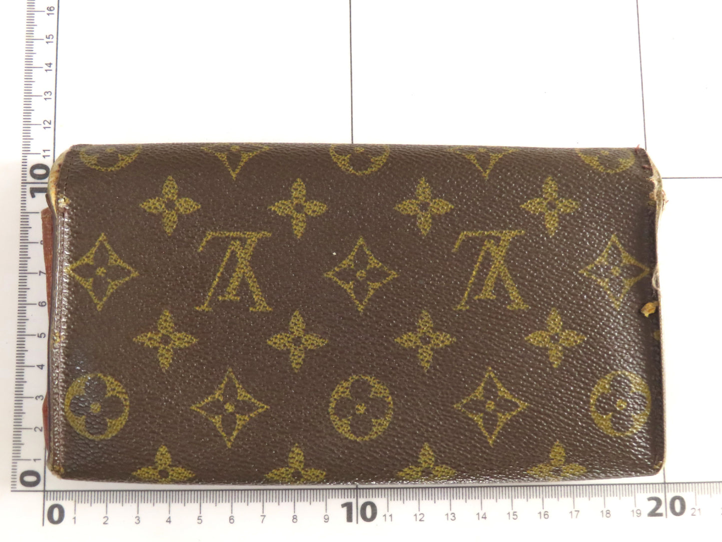 LOUIS VUITTON LV Monogram Porte Monnaie Credit M61725 TH1000 Wallet
