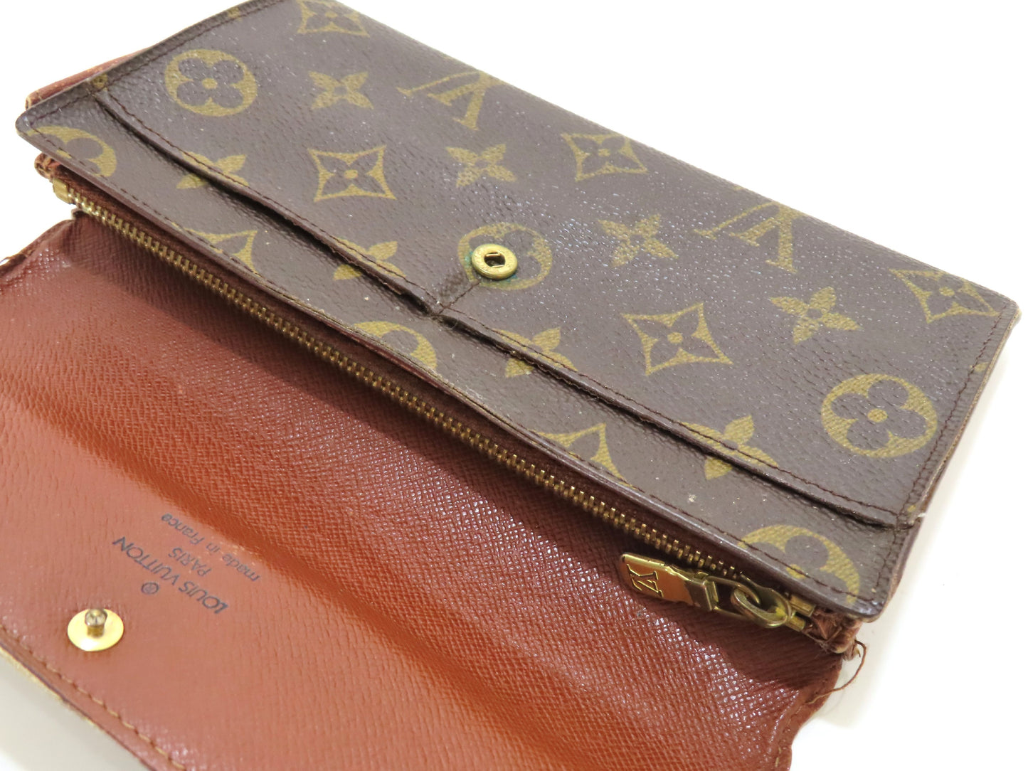 LOUIS VUITTON LV Monogram Porte Monnaie Credit M61725 TH1000 Wallet