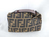 FENDI Zucca Nylon Canvas Pouch 2351-265400/99 Khaki x Black Pouch