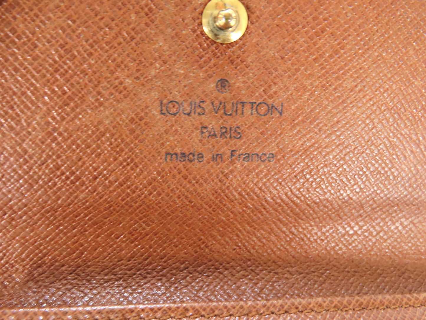 LOUIS VUITTON LV Monogram Porte Monnaie Carte Credit M61652 TH0964 Wallet