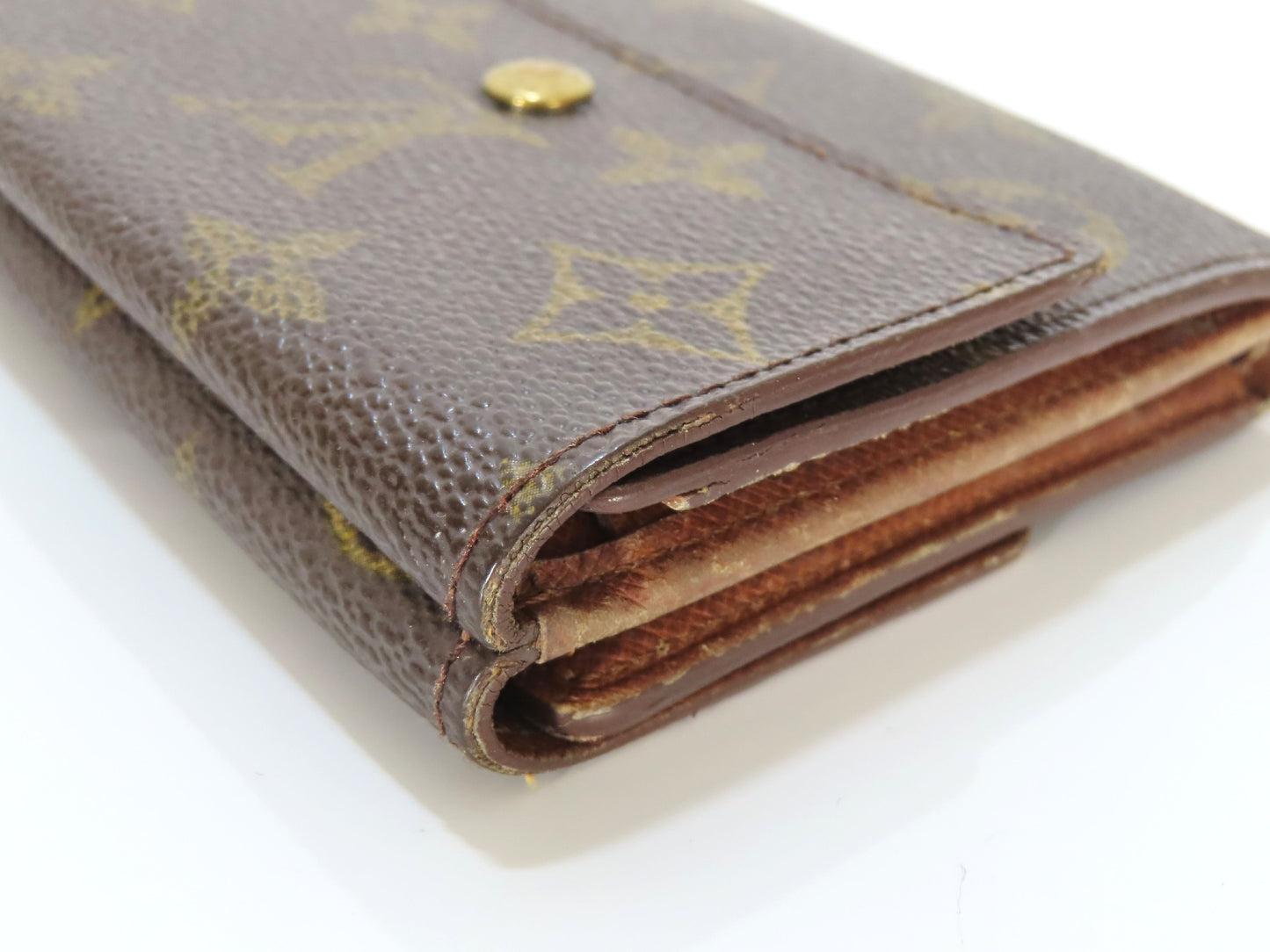 LOUIS VUITTON LV Monogram Porte Monnaie Carte Credit M61652 TH0964 Wallet