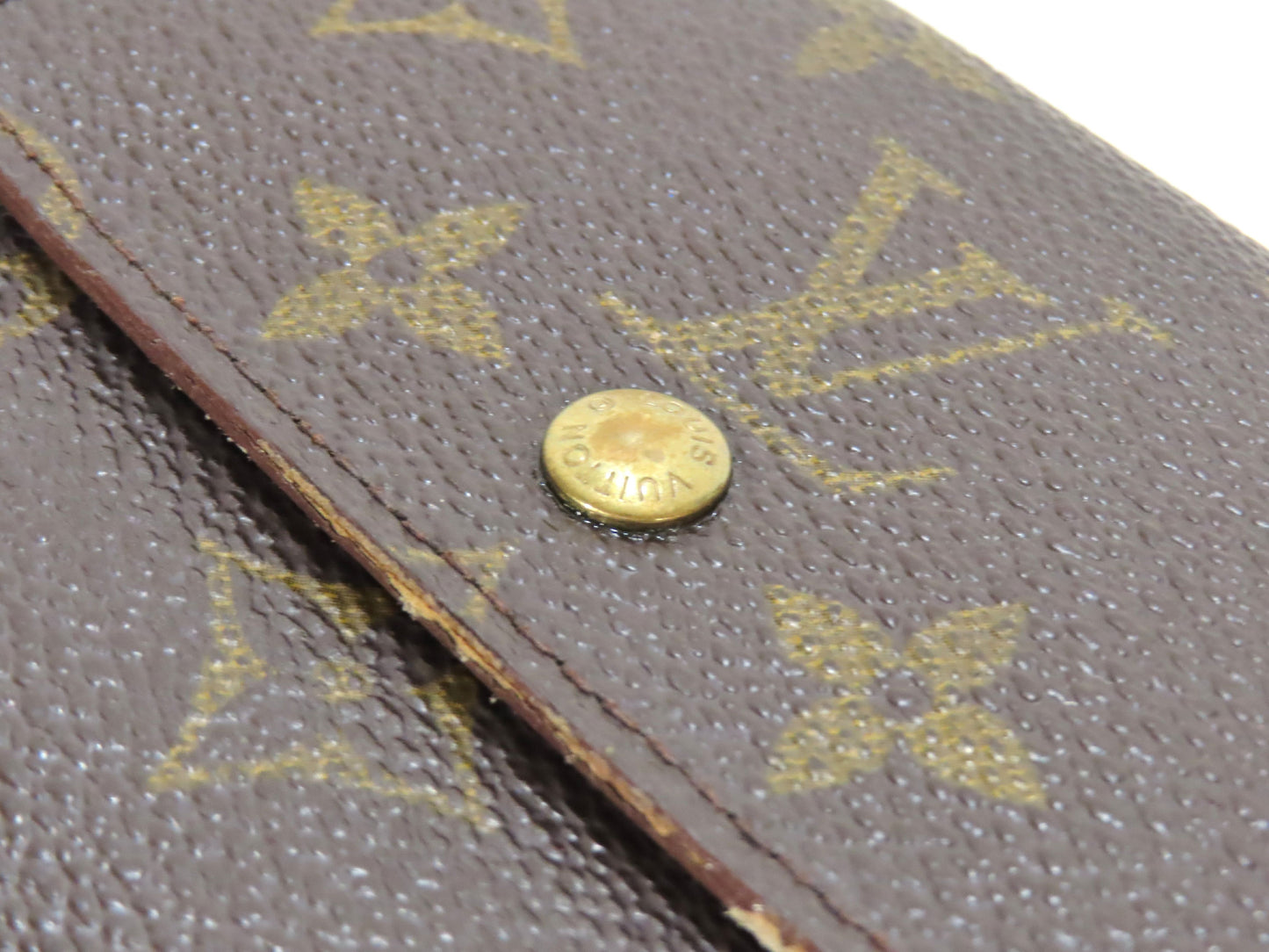 LOUIS VUITTON LV Monogram Porte Monnaie Carte Credit M61652 TH0964 Wallet
