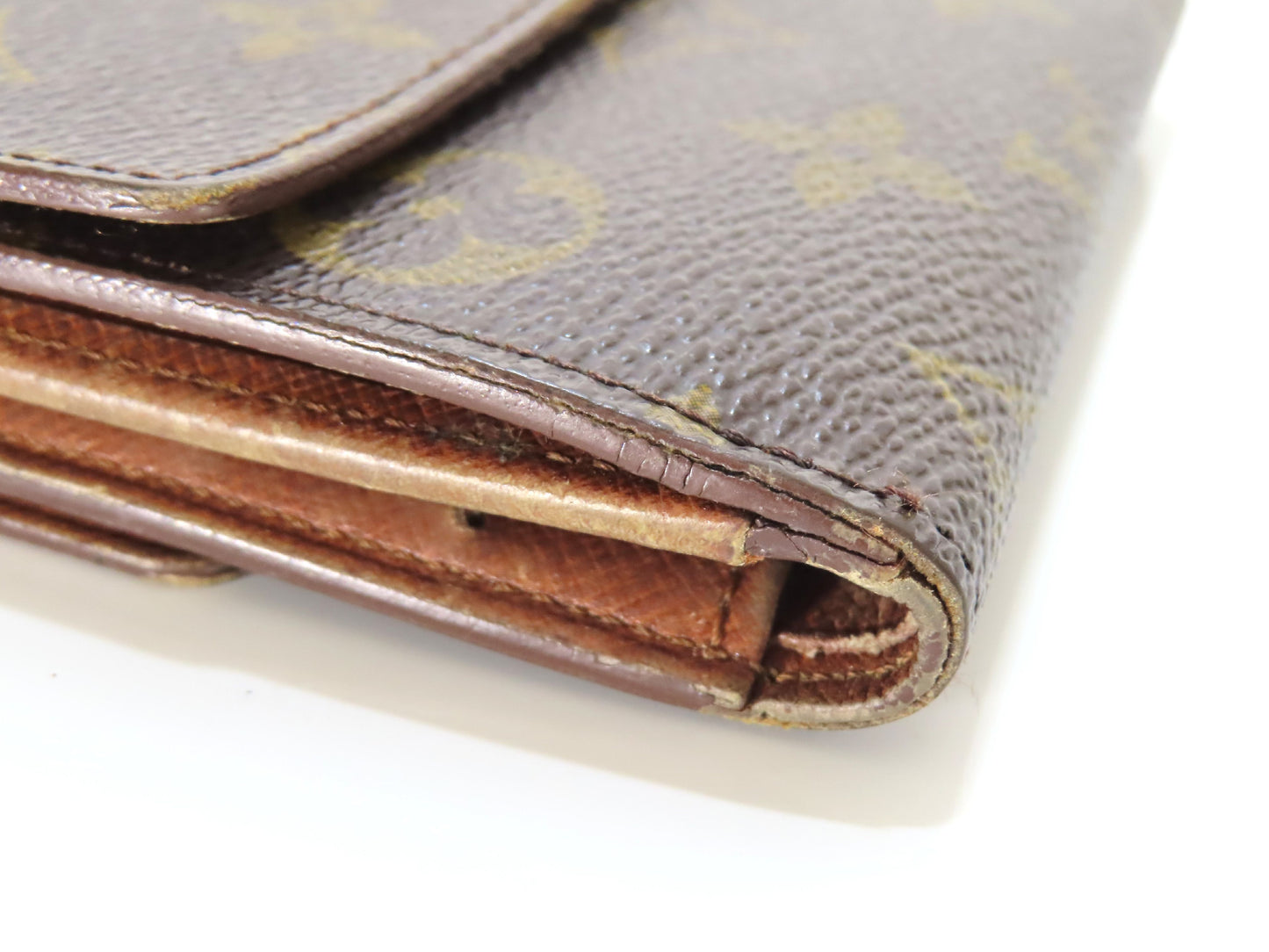 LOUIS VUITTON LV Monogram Porte Monnaie Carte Credit M61652 TH0964 Wallet