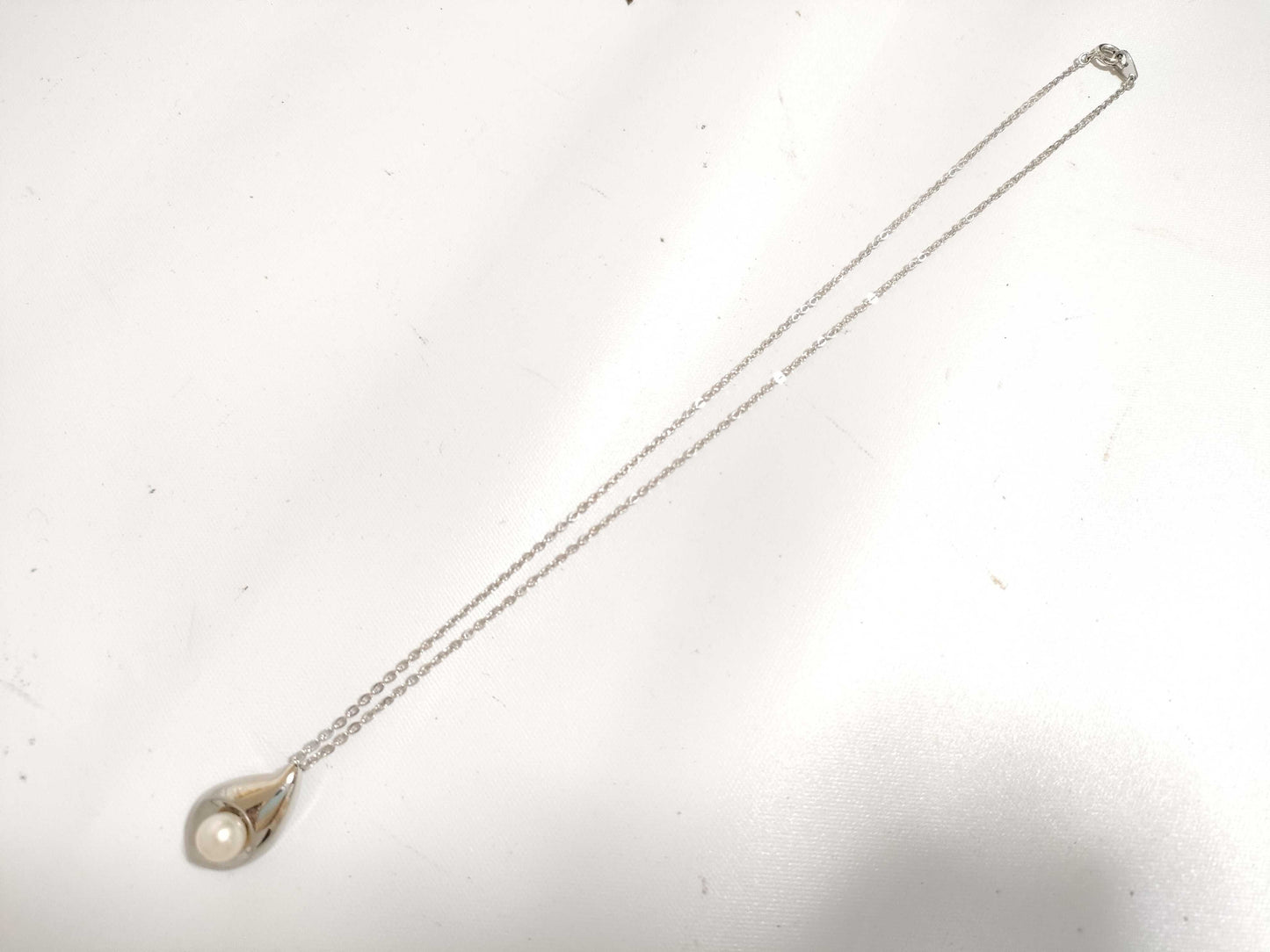 TASAKI Pearl Necklace, SV925 Silver, Non-Original Chain Necklace