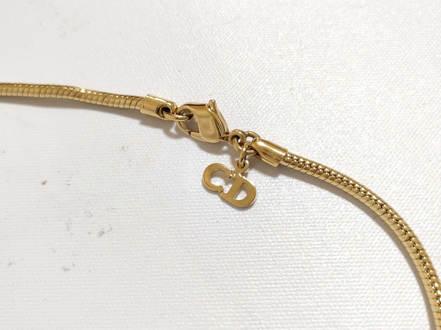 Dior Christian Dior Necklace GP Gold Necklace