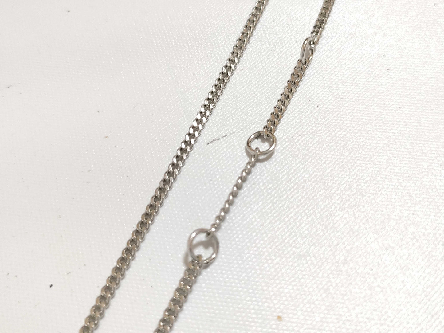 Dior Christian Dior necklace plated silver necklace
