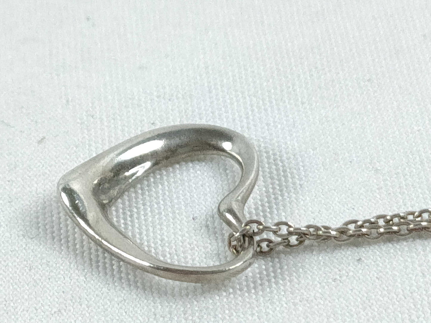 Tiffany & Co. Open Heart Tiffany Open Heart Necklace SV925 Silver Necklace