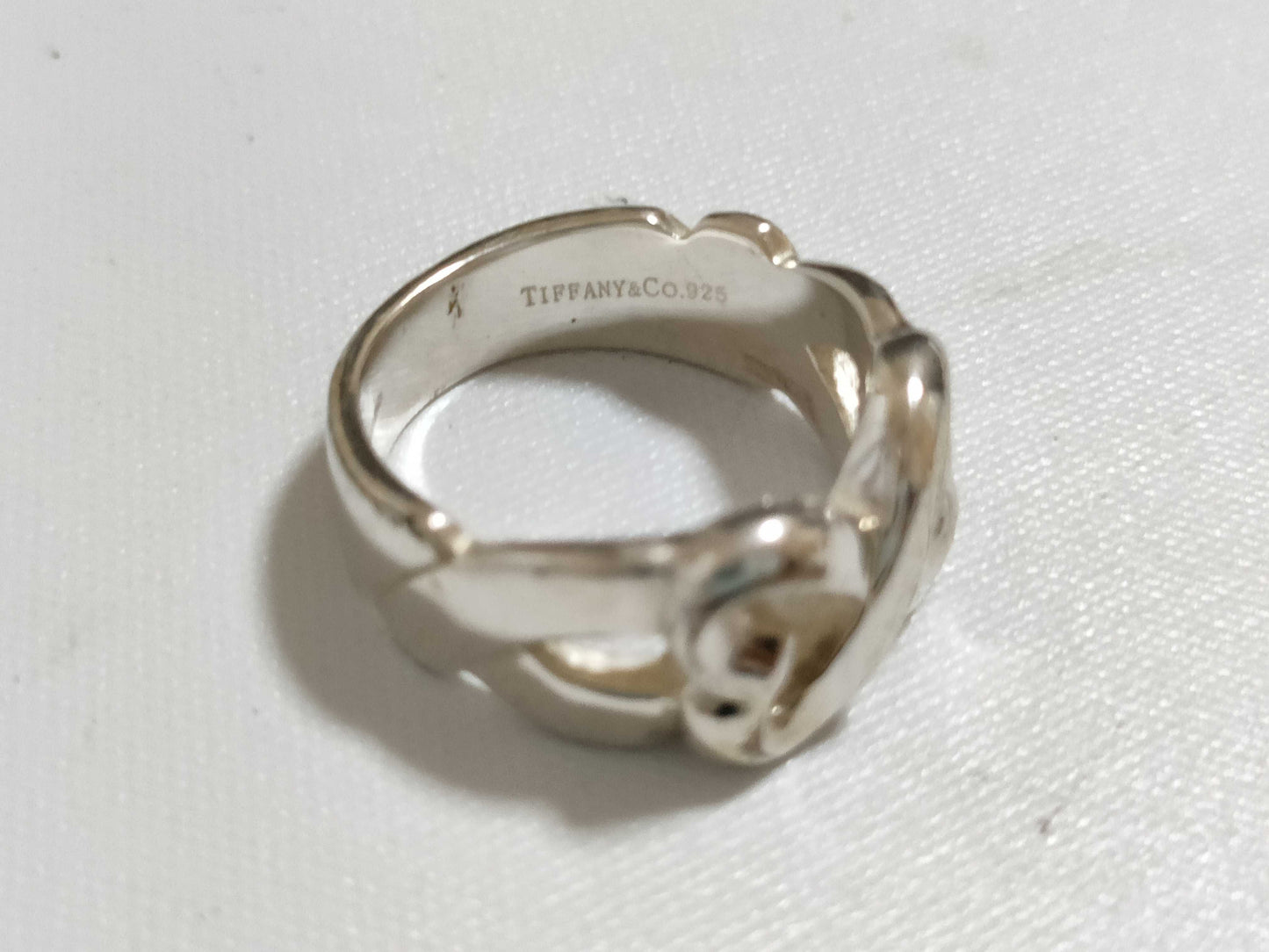 Tiffany & Co. Tiffany Double Loving Heart Ring SV925 Silver Ring