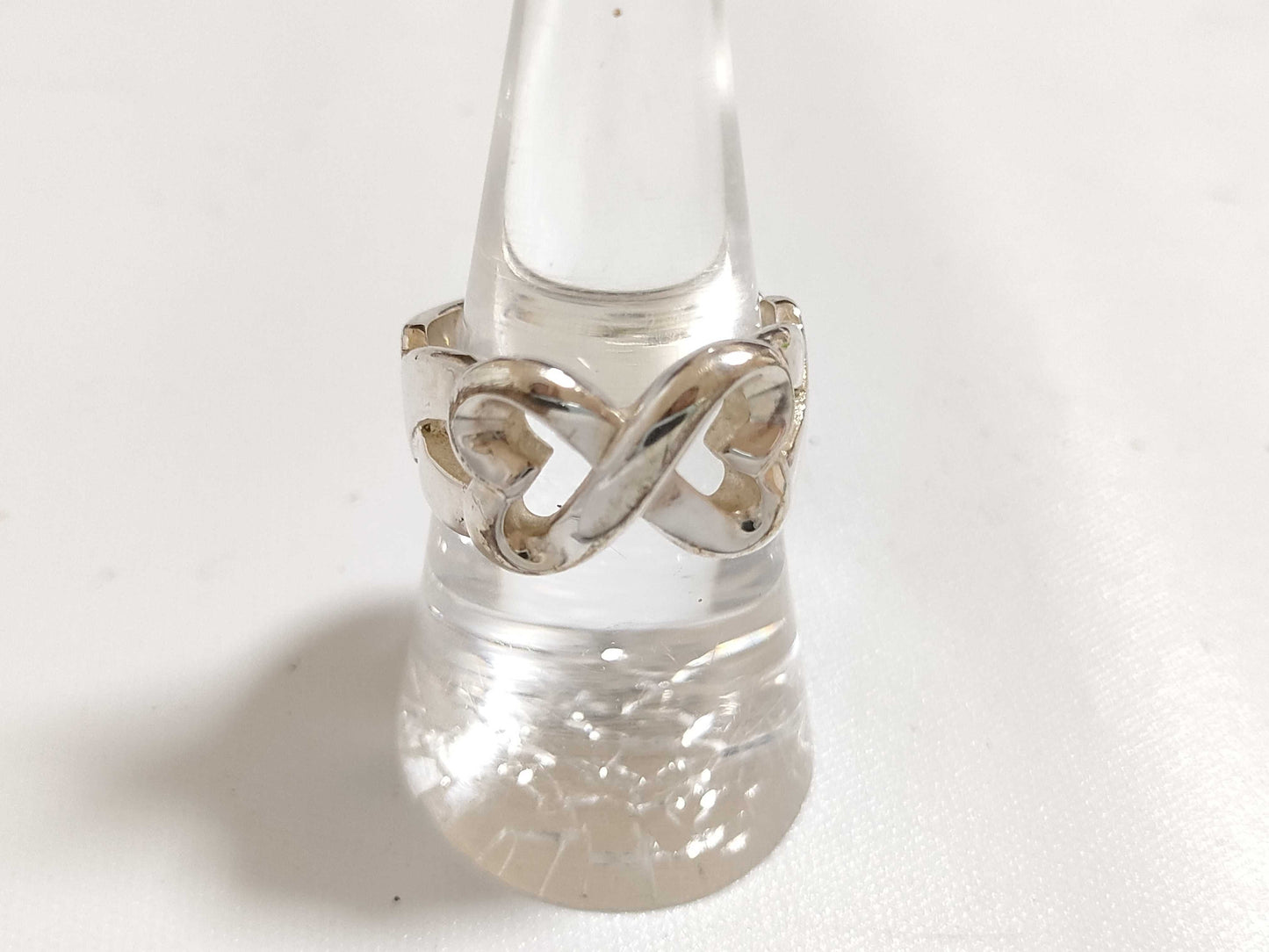 Tiffany & Co. Tiffany Double Loving Heart Ring SV925 Silver Ring