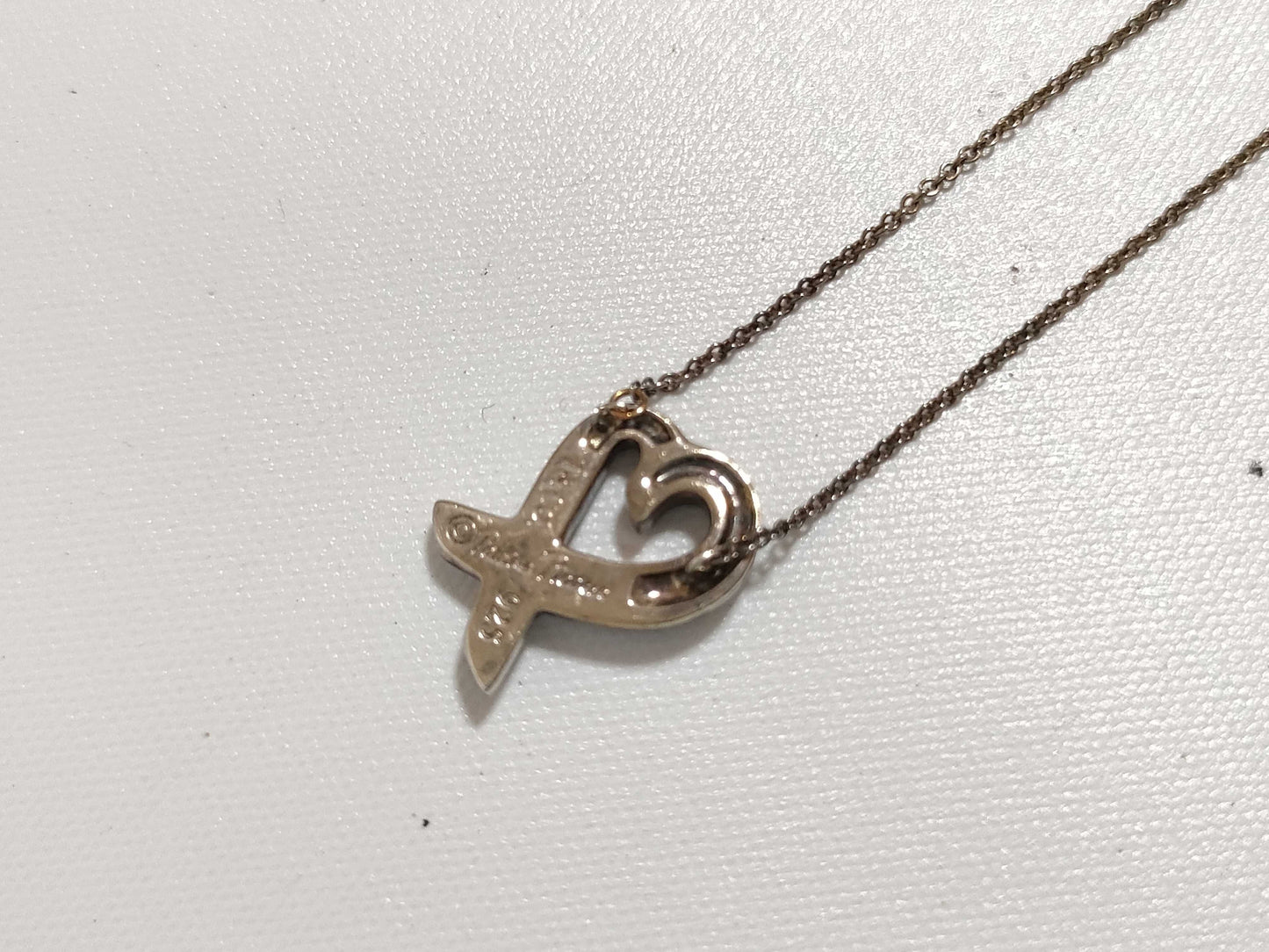 Tiffany & Co. Tiffany Loving Heart Necklace SV925 Silver Necklace