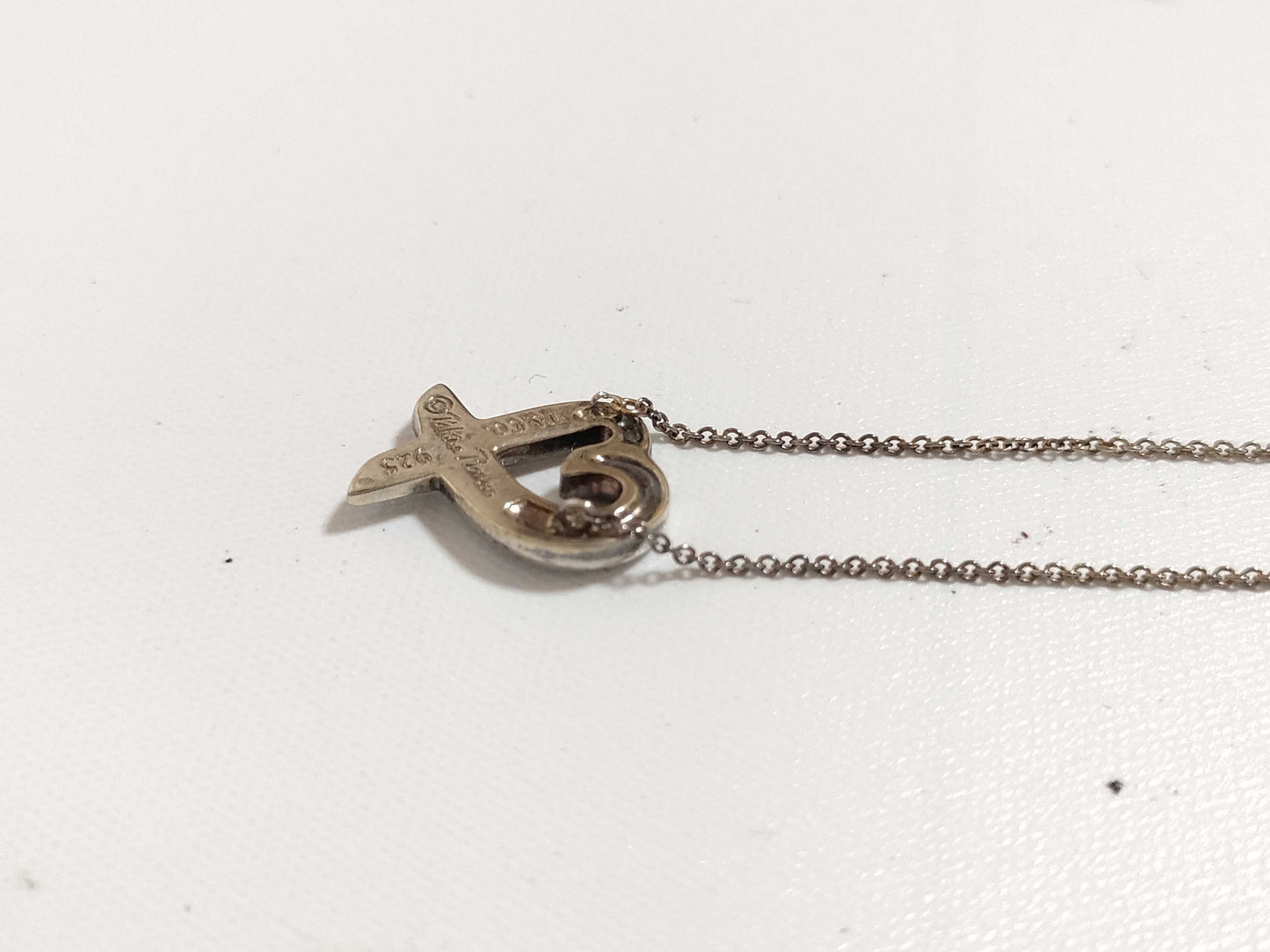 Tiffany & Co. Tiffany Loving Heart Necklace SV925 Silver Necklace