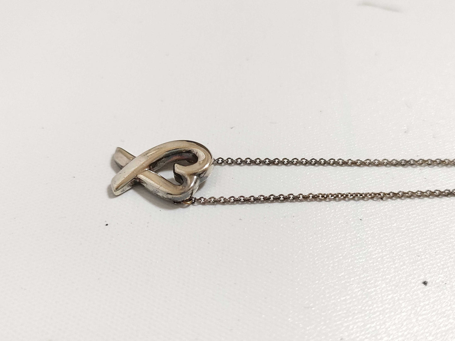 Tiffany & Co. Tiffany Loving Heart Necklace SV925 Silver Necklace