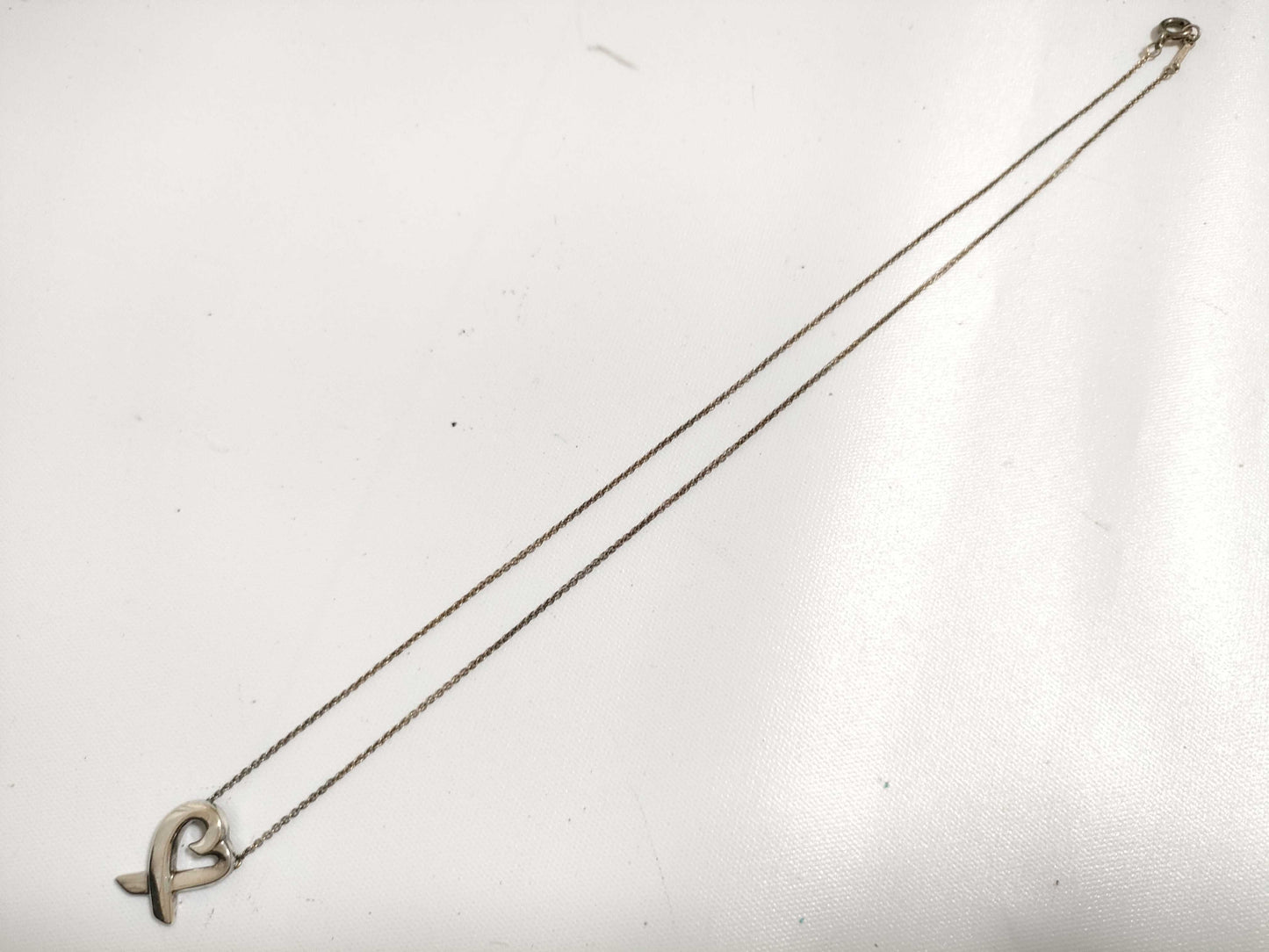 Tiffany & Co. Tiffany Loving Heart Necklace SV925 Silver Necklace