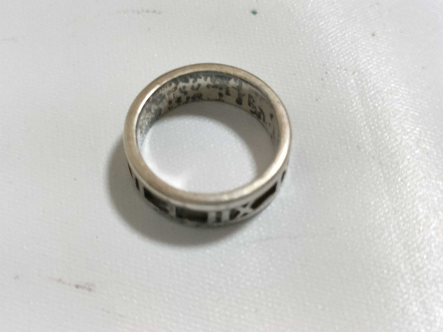 Tiffany & Co. Atlas Tiffany Atlas Ring SV925 Silver Ring