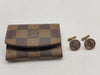 LOUIS VUITTON Damier LV Bouton de Manchette M64482 Other Accessories