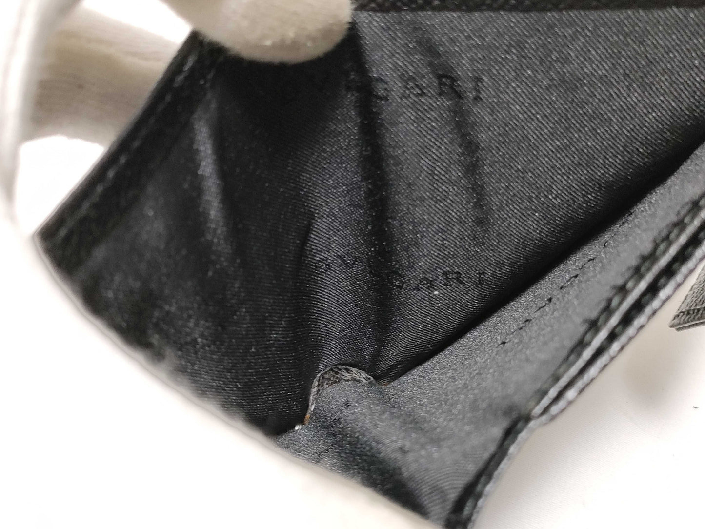 BVLGARI B.zero1 Leather Bifold Wallet Black