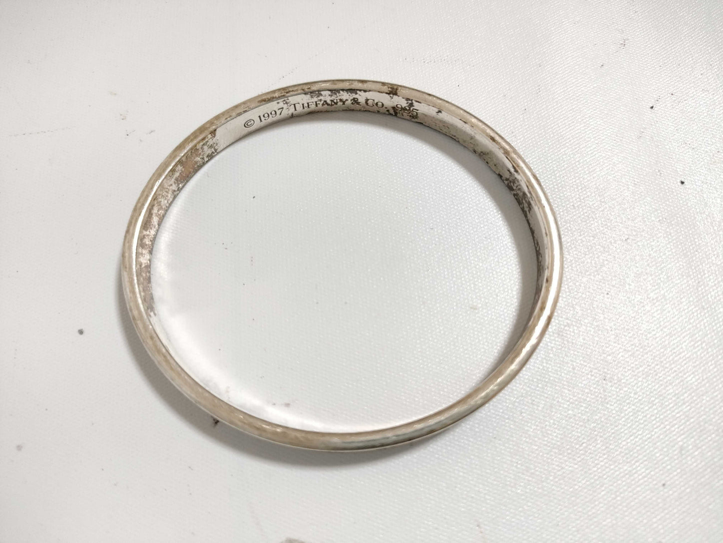 Tiffany & Co. Tiffany Narrow Bangle SV925 Silver Bracelet/Bangle