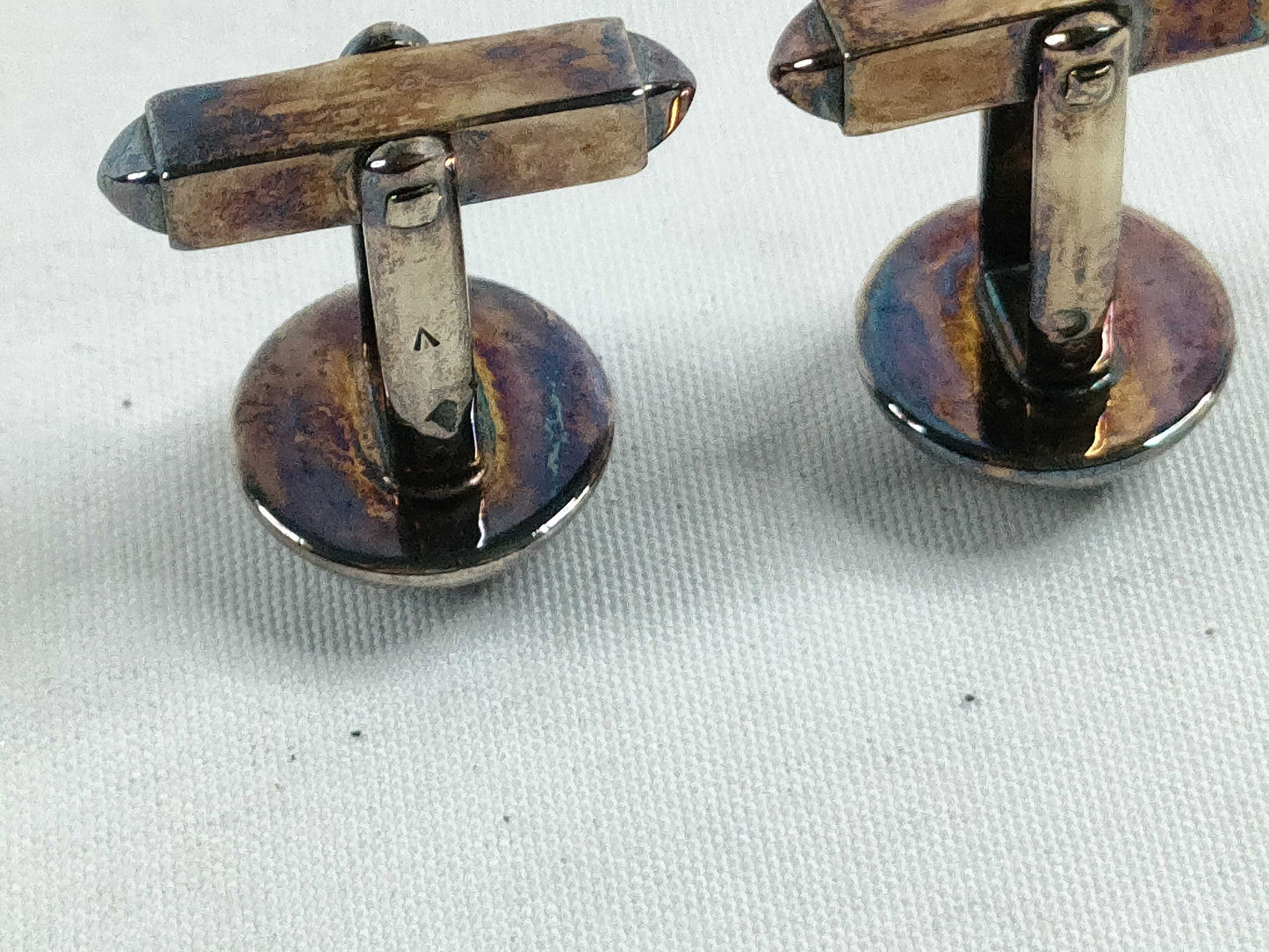 LOUIS VUITTON LV Cufflinks SV925 Silver Tie Clip/Cufflinks