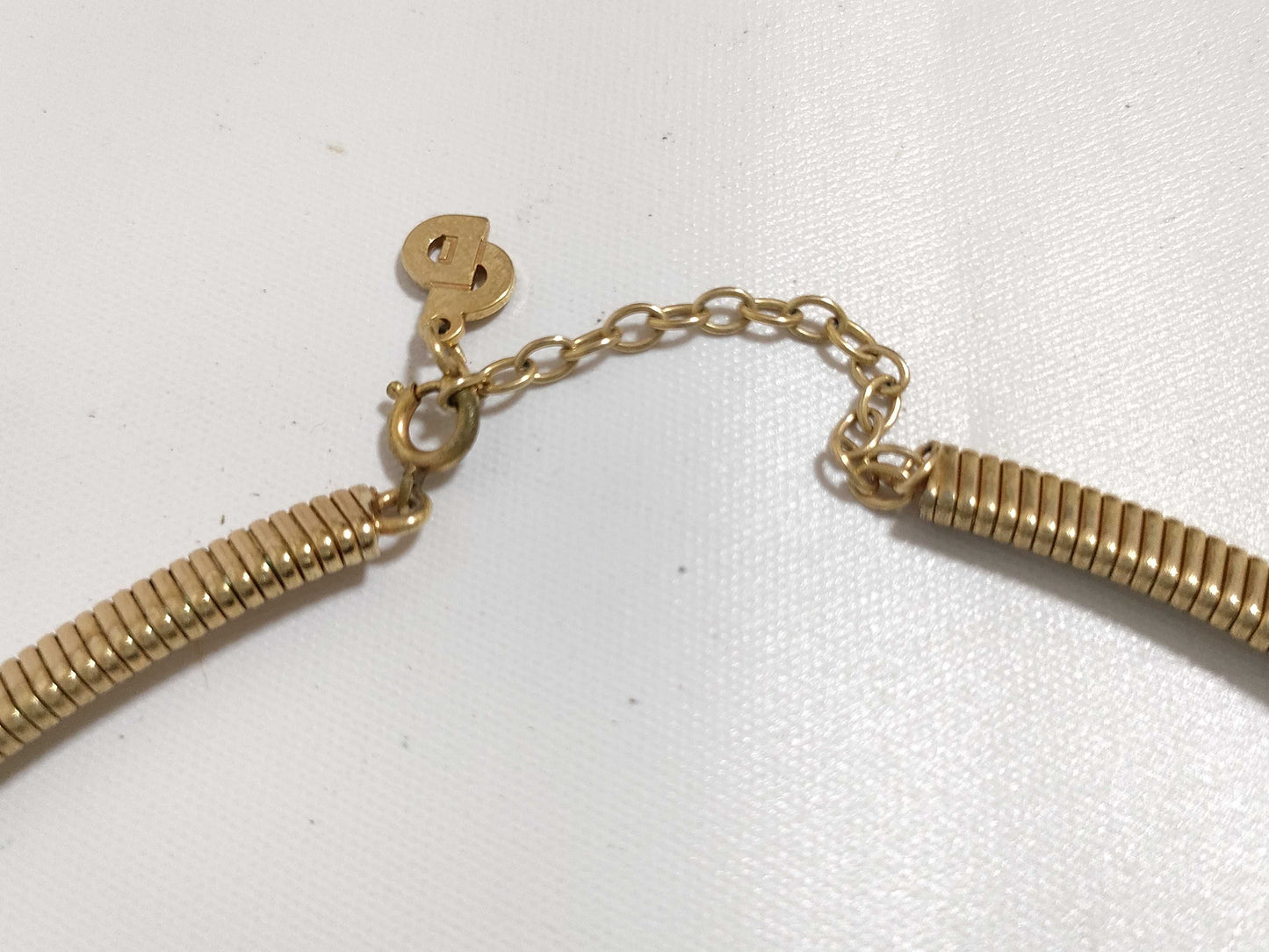 Dior Christian Dior Choker GP Gold Necklace